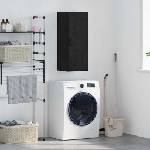 vidaXL Стенен шкаф Черния дъб 34, 5 x 34 x 90 см Инженерна дървесина (882441)