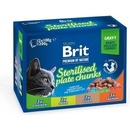 Brit Premium Cat Sterilised Plate 12 x 100 g