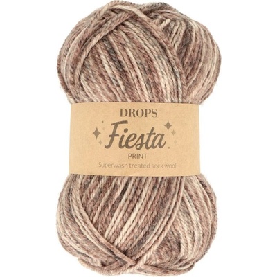 Drops Fiesta PRINT 30 mix hnedej