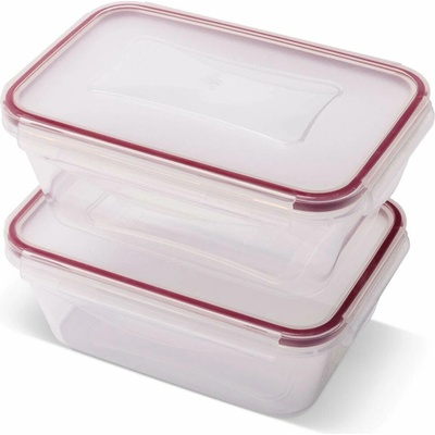 Lamart LT6062 Set dóz CLIP obdélník 2 × 0,7 l