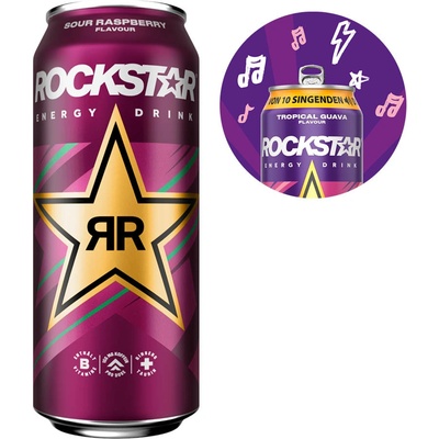 Rockstar Punched Sour Raspberry DE 500 ml