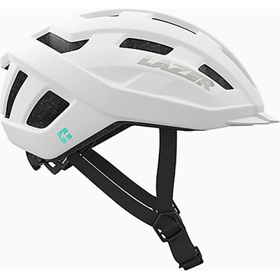 Lazer Codax KinetiCore + мрежа матирана изцяло бяла велосипедна каска