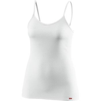 Löffler Дамско синтетично термобельо Löffler Women's Spaghetti Top Grid Transtex Light Synthetic base layer - White - размер 46 (EU) (114-3105-0217)