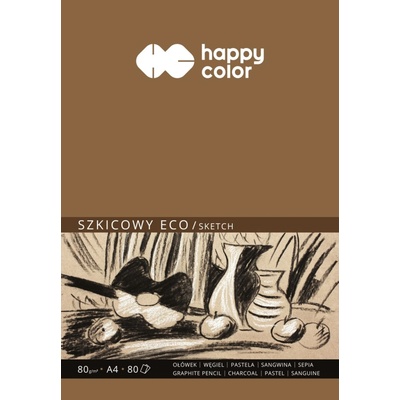 Happy Color skicár ECO A4 80g/m2 80listov okrový