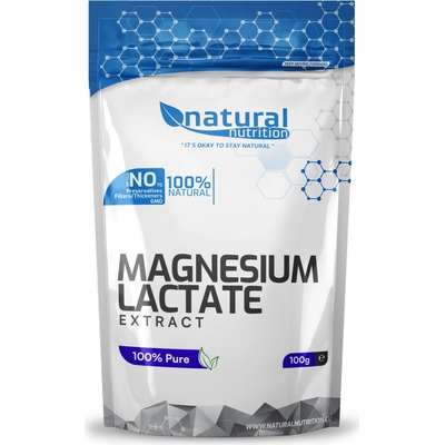 Natural Nutrition Magnézium laktát laktát horečnatý prášok 100 g