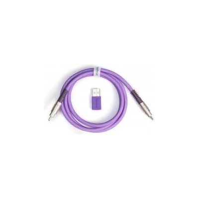 Keychron Cable Double-Sleeved Geek USB-C Purple (CAB-23)