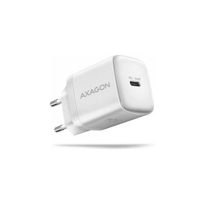 AXAGON AXAGON ACU-PD30W Charger, Sil 30W AC Charger, 1x USB-C Port, PD3.0/PPS/QC4+/SFC/AFC/Apple, White