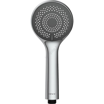 WENKO 23992100 - Душова глава Система за пестене на вода 9, 5x9, 5 см лъскав хром/сив (WE0339)
