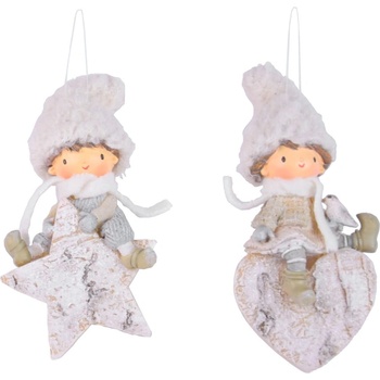 Ego Dekor Висяща коледна украса в комплект от 2 - Ego Dekor (EGO-860166)