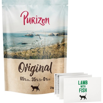 Purizon Original jehněčí s rybou bez obilovin 2 kg