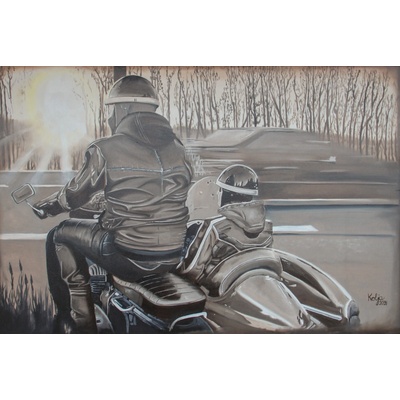 Obraz - Jawa sajda - sépie (plátno 120x80 cm)