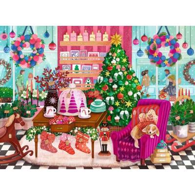 Ravensburger - Puzzle Christmas Boutique - 500 piese