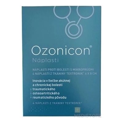 Benedetti & Co. Biosolutions S.r.l. Ozonicon náplasti proti bolesti s mikroprúdmi (6x8 cm) 1x4 ks