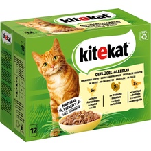 Kitekat hydinový mix v želé 48 x 85 g