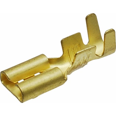 IMP Konektor Faston 4,8 mm / 0,5 mm mezera - mosaz Množstevní SLEVA: 500