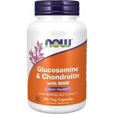 Now Foods Glukosamin, Chondroitin a MSM 180 veg kapslí