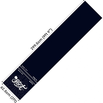 Gumený koberec pred terč Shot Rubber Dart Mat 300×62cm čierny