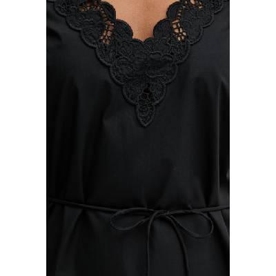 TWINSET разкроена рокля от памук (261TT2033)