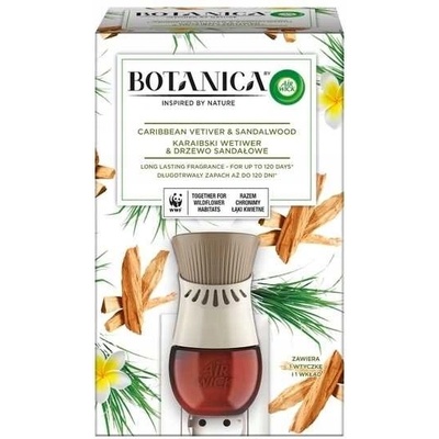 Botanica by Air Wick Karibský vetiver & Sandálový strom 19 ml