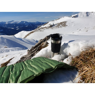 BasicNature Надуваема възглавница за седалка Olive (810889)