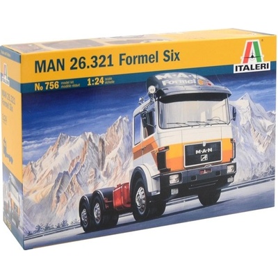 Italeri Model Kit tahač Man 26.321 Formel Six 0756 1:24