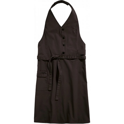 CG Workwear Luxusní odolná nemačkavá zástěra Corcolle s bočními kapsami Hnědá CGW260