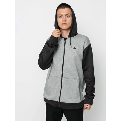 Burton Oak zip gray heather/True black