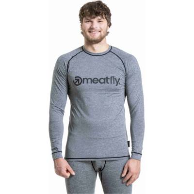 Meatfly мъжка термо тениска Avery Charcoal Heather Meatfly | Siv | МЪЖЕ | S