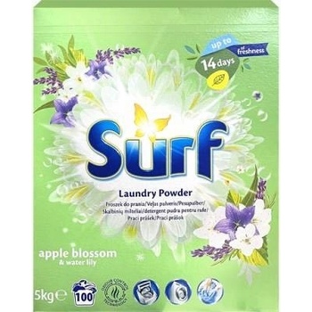 Surf Tropical lily & Rose prášok na pranie 5 kg 100 PD