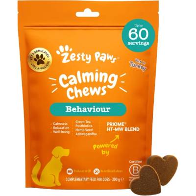 Zesty Paws Calming Chews doplnkové krmivo pre psov pre pokoj a pohodu 60 ks