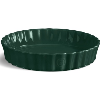 Emile Henry Форма за тарт дълбока 28 см, керамична, зелена (EH076028)