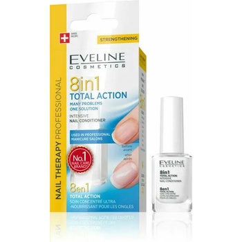 Eveline Cosmetics Total Action Intensive Интензивен балсам за нокти 8 в 1 12 ml