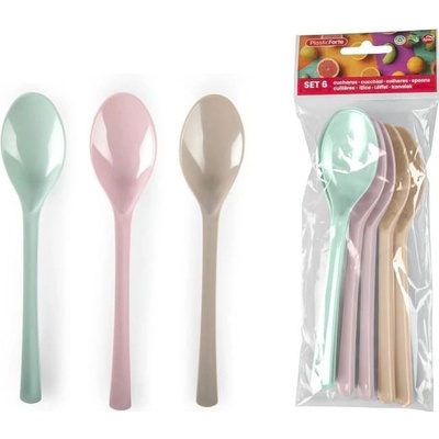 PlasticForte Lžíce PIKNIKOVÁ SURT 6 ks plast