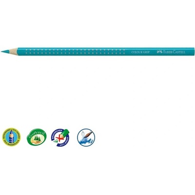 Faber-Castell Цветен молив FABER-CASTELL Grip 2001 триъгълна светло тюркоазена 112456 (112456)