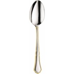 Pintinox Лъжичка за кафе SETTECENTO GOLD FILET 11 cm, сребърен / златен, неръждаема стомана, Pintinox (PIN20590008)
