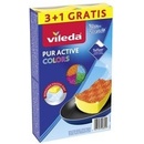 Vileda 149470 Pur Active Color Edition špongia stredná 3+1 ks