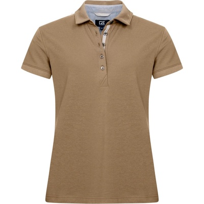Cutter & Buck & buck 4421 / Дамска поло тениска с пике - каки xs (68442155500)