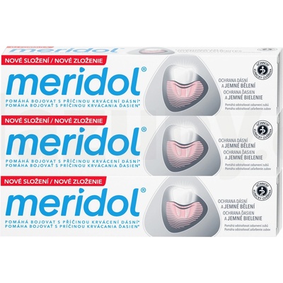 Meridol Gentle White 3 x 75 ml