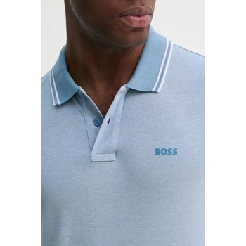 BOSS Orange Памучна тениска с яка BOSS Orange PeoxfordNew (50507814)