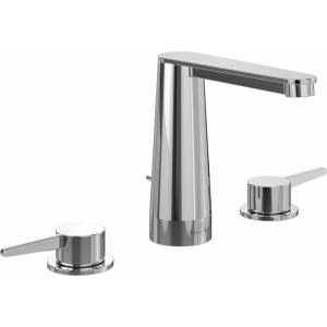 Villeroy & Boch Смесител за умивалник Villeroy&Boch Conum с двойна ръкохватка, гланциран хром, с изскачащ вентил (TVW12700100061)