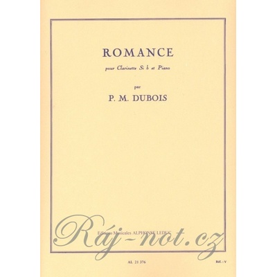 ROMANCE by Pierre Max Dubois / klarinet + klavír