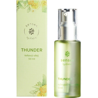 Vyživující tělový olej Thunder zelená unisex vůně 50 ml