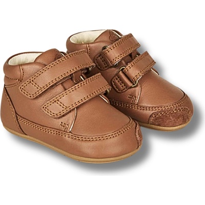 Bundgaard dětské první barefoot boty Prewalker Brown