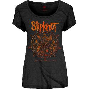 Slipknot The Wheel (Back Print) Black L Дамски Риза (SKTS21LB03)