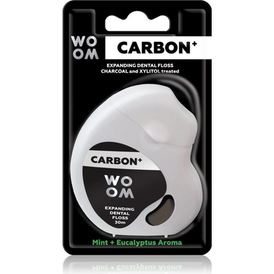 Woom Dentální černá zubní nit CARBON+ 30 m – Zboží Dáma
