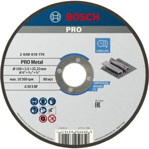 Bosch Режещ диск pro Метал, 150 × 2, 5 × 22, 23 мм 2608619774 (2608619774)