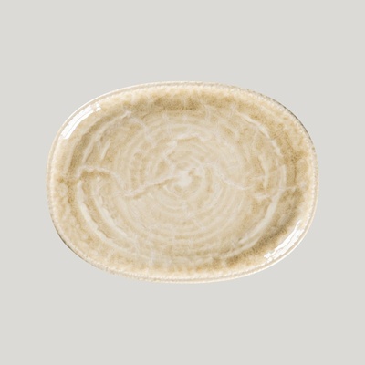RAK Porcelain Krush talíř oválný 25 x 19 cm béžový