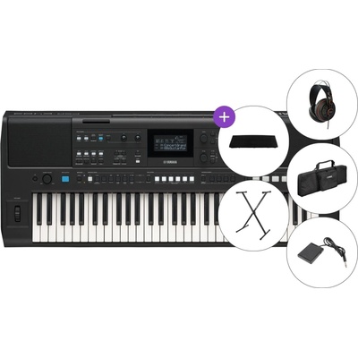 Yamaha PSR-E483 SET 2 Синтезатор с динамика Black (PSR-E483-SET-2)