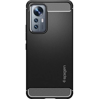 Spigen Калъф Spigen - Rugged Armor, Xiaomi 12 Lite, черен (8809811861068)