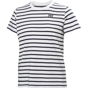 Helly Hansen Дамска тениска Helly hansen Women's Core Graphic T-Shirt 2.0 T-shirt - White Lifestyle Stripe Yd - размер XS (916-5624-0311)